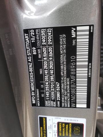 2021 MERCEDES-BENZ GLC COUPE - W1N0J8EB7MF889610
