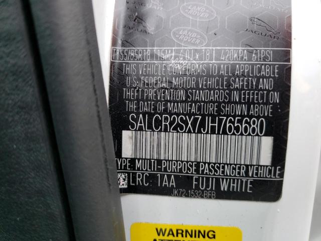SALCR2SX7JH765680 Land Rover Discovery