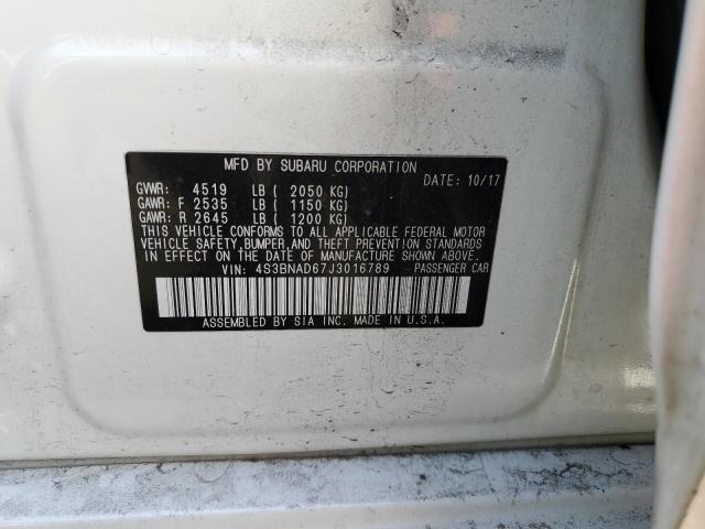 4S3BNAD67J3016789 Subaru Legacy 2.5i Premium