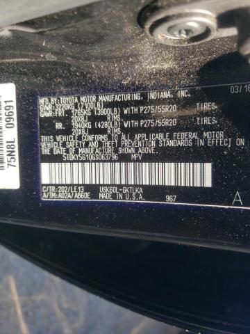 2016 TOYOTA SEQUOIA LI - 5TDKY5G10GS063796