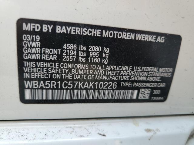 2019 BMW 330I - WBA5R1C57KAK10226