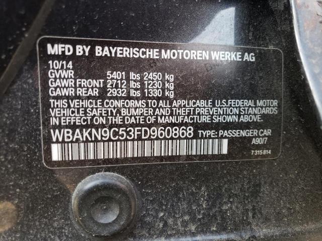 2015 BMW 550 I - WBAKN9C53FD960868