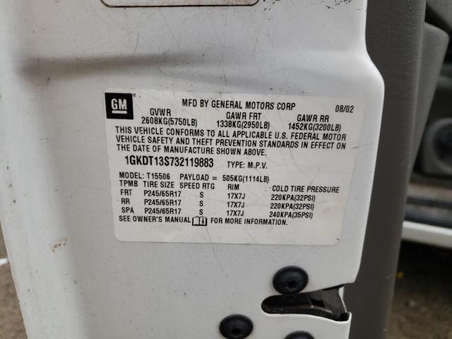 1GKDT13S732119883 GMC Envoy