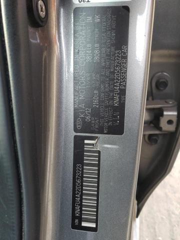 KNAFU4A22D5673223 KIA FORTE EX