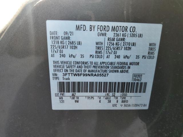 2022 FORD MAVERICK X - 3FTTW8F99NRA05527