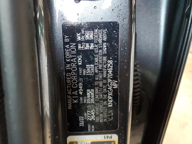 KNDPXCAG2P7046258 KIA Sportage Sx Prestige