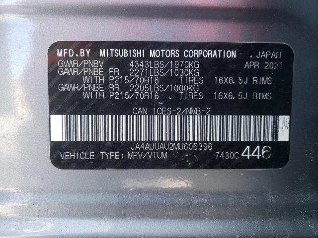 2021 MITSUBISHI RVR ES JA4AJUAU2MU605396