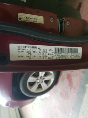 1C4NJCEA4CD719707 Jeep Compass Latitude