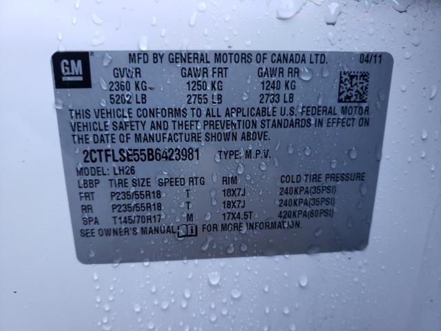 2CTFLSE55B6423981 GMC Terrain Sle