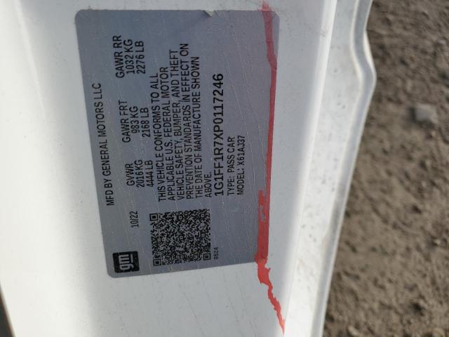 2023 CHEVROLET CAMARO LT1 - 1G1FF1R7XP0117246