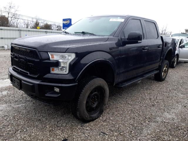 Salvage cars for sale from Copart Walton, KY: 2015 Ford F150 Supercrew