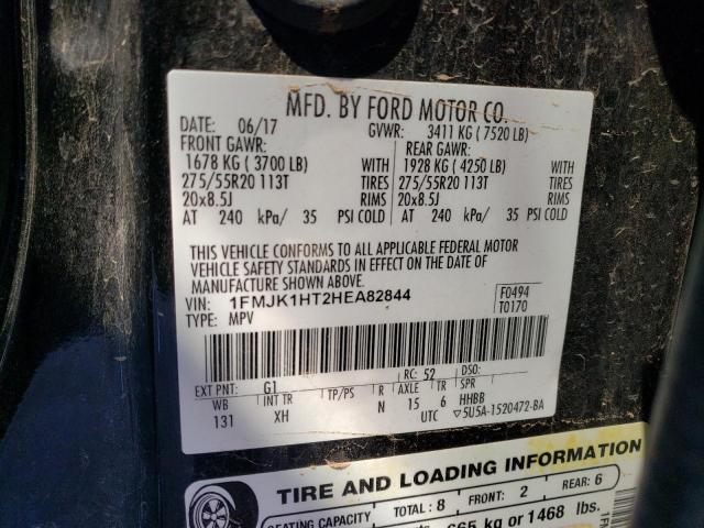 2017 FORD EXPEDITION 1FMJK1HT2HEA82844