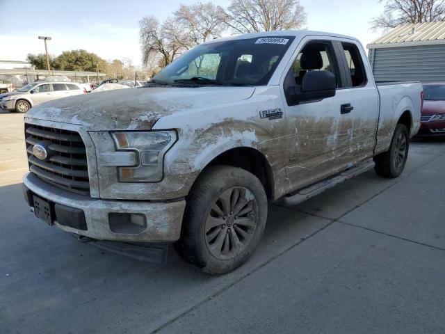 Ford F-150 salvage cars for sale: 2017 Ford F150 Super Cab