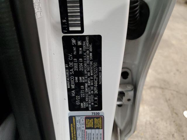 3KPF44AC2PE522791 KIA Forte