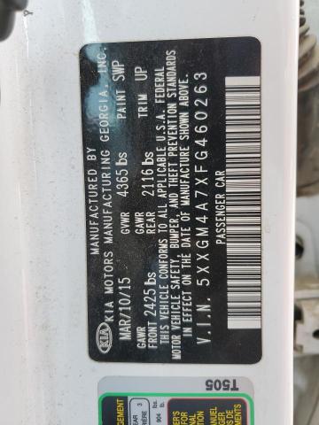 5XXGM4A7XFG460263 KIA Optima Lx