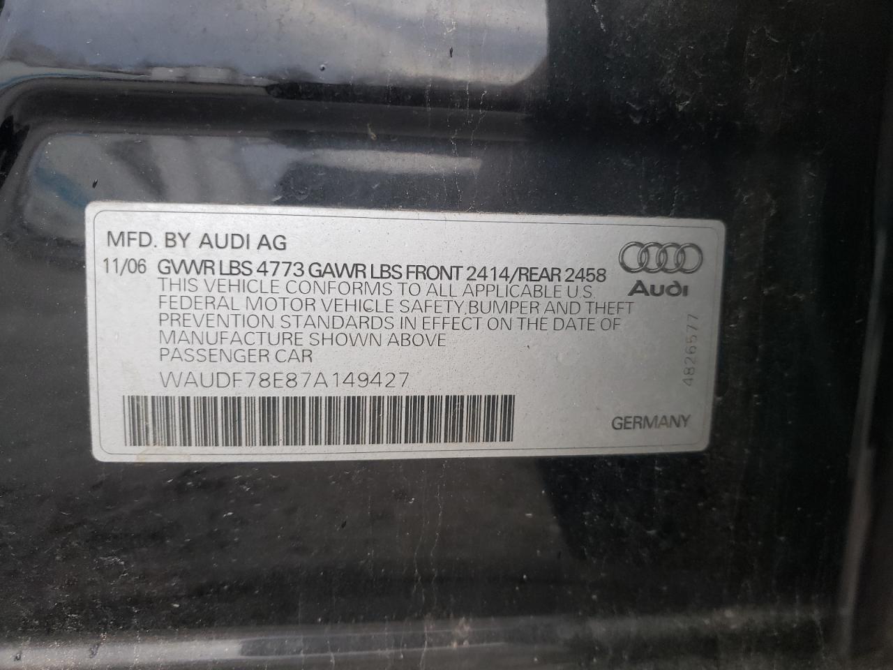 Audi A4 2007г. Audi A4 2007г.