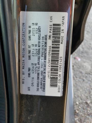 2017 MAZDA 6 TOURING - JM1GL1V55H1109866