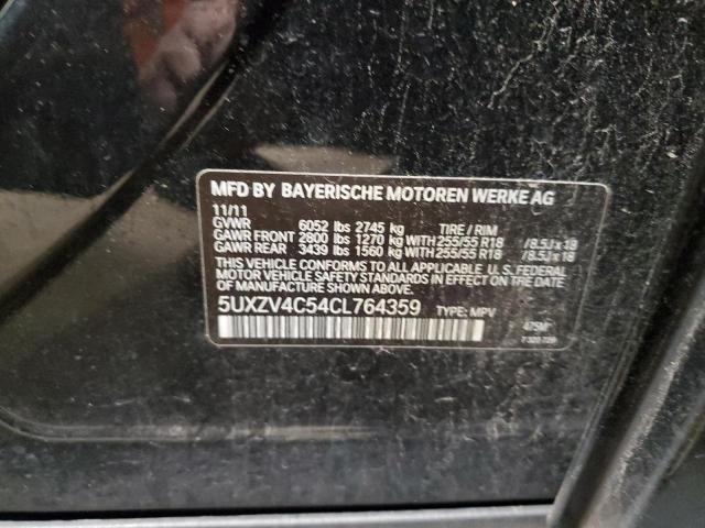 5UXZV4C54CL764359 BMW X5 Xdrive35i