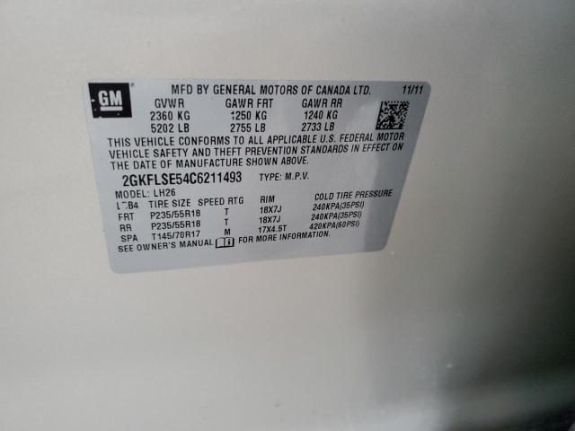 2GKFLSE54C6211493 GMC Terrain Sle