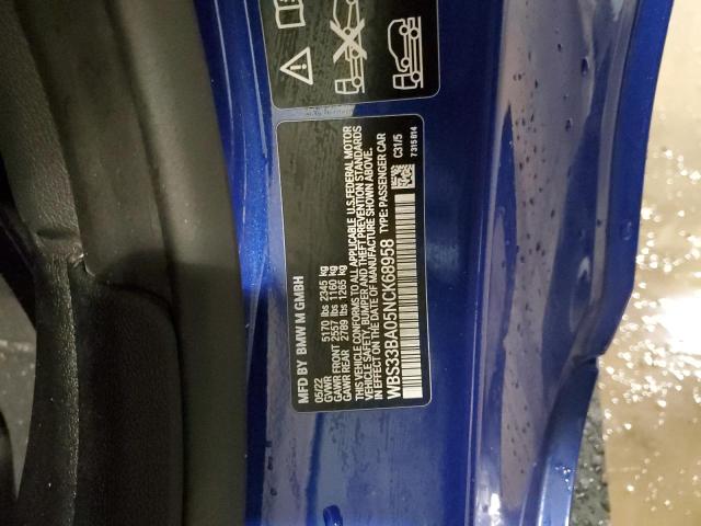2022 BMW M4 COMPETI - WBS33BA05NCK68958