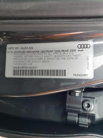 2016 AUDI S3 PREMIUM - WAUB1GFF2G1020231