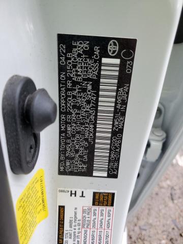 2022 TOYOTA PRIUS NIGH - JTDKAMFU4N3177471