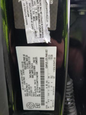 1FTFW1EG4FFC42168 Ford F150 Supercrew