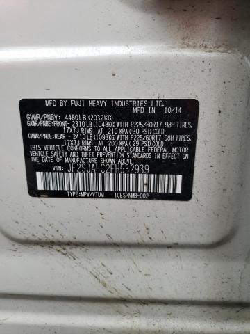 JF2SJAFC2FH532939 Subaru Forester 2.5i Premium