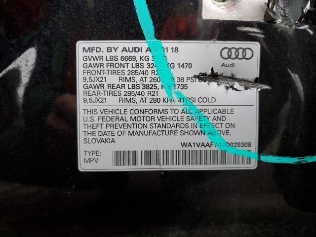 2018 AUDI Q7 PRESTIG - WA1VAAF74JD029308