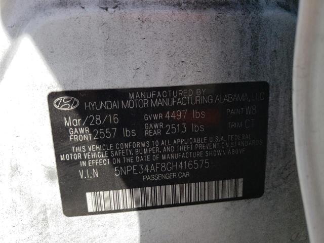 2016 HYUNDAI SONATA SPO - 5NPE34AF8GH416575