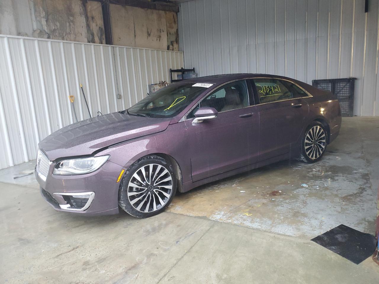 3LN6L5G9XHR654983 LINCOLN MKZ BLACK 2017