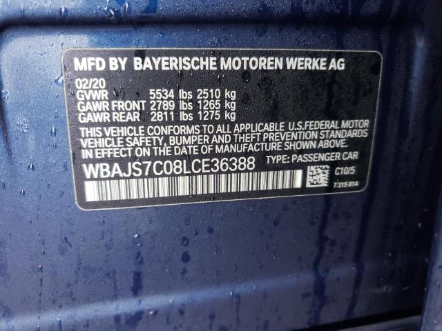 2020 BMW M550XI - WBAJS7C08LCE36388