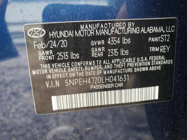 2020 HYUNDAI SONATA LIM - 5NPEH4J20LH041631