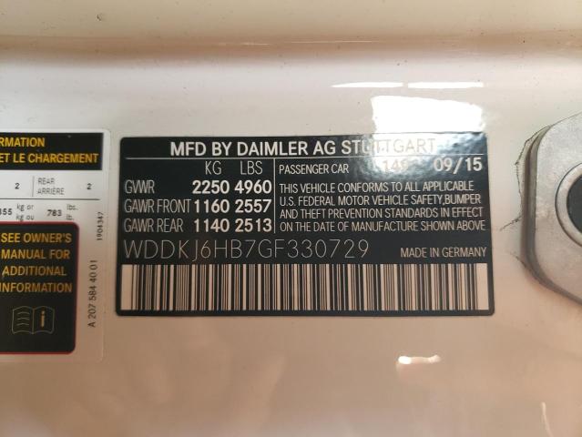 2016 MERCEDES-BENZ E 400 4MAT - WDDKJ6HB7GF330729
