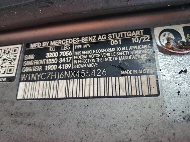 2022 MERCEDES-BENZ G 63 - W1NYC7HJ6NX455426