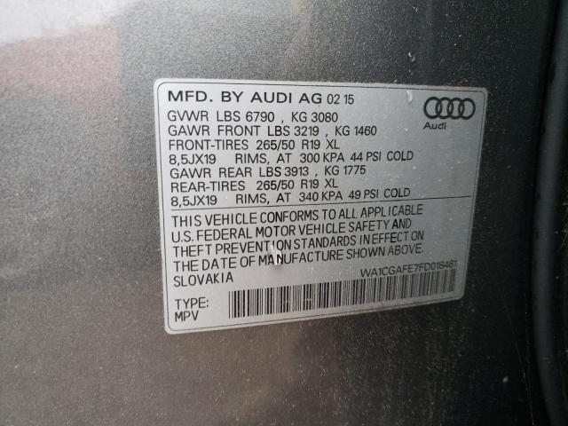 2015 AUDI Q7 PREMIUM - WA1CGAFE7FD018461