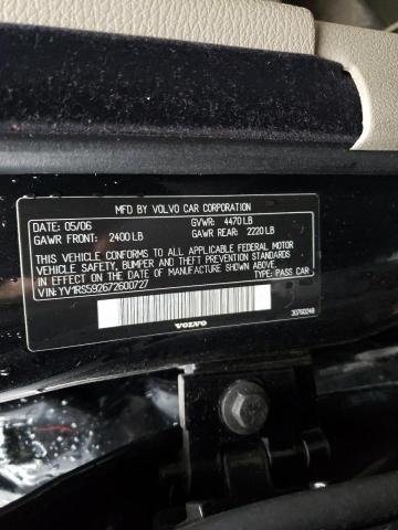YV1RS592672600727 Volvo S60 2.5T