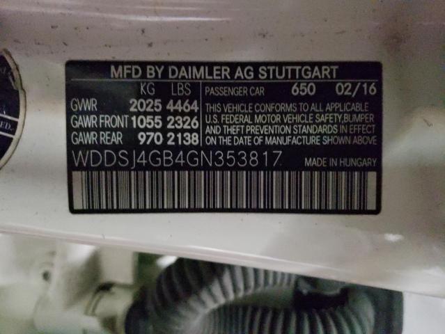 2016 MERCEDES-BENZ CLA 250 4M - WDDSJ4GB4GN353817