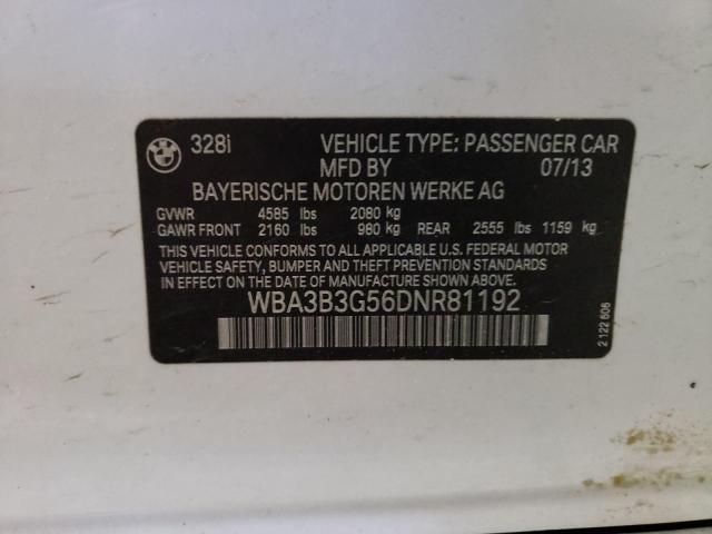 WBA3B3G56DNR81192 BMW 328 XI
