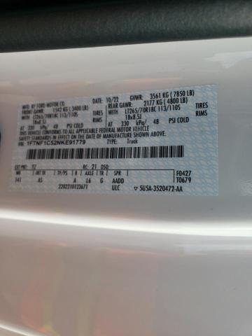 2022 FORD F150 - 1FTNF1C52NKE91779