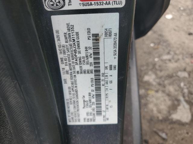 2019 FORD FIESTA SE - 3FADP4BJ3KM111352