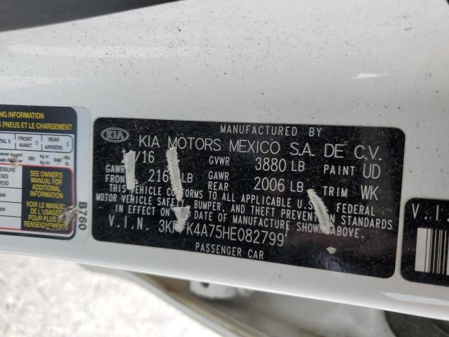 3KPFK4A75HE082799 KIA FORTE LX