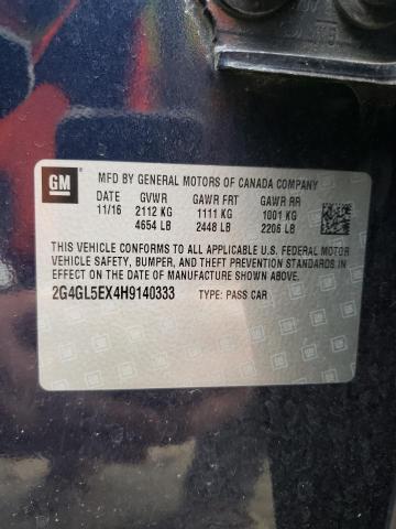 2017 BUICK REGAL SPOR - 2G4GL5EX4H9140333