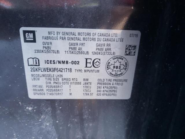 2GKFLWEK9F6421718 GMC Terrain Sle