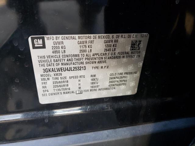 3GKALWEU4JL253213 GMC Terrain Slt