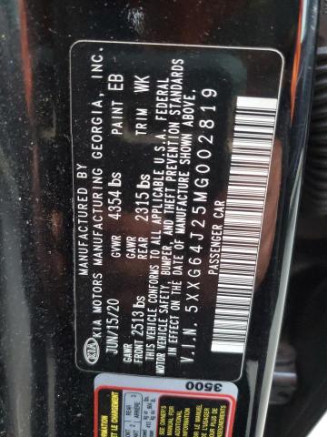 5XXG64J25MG002819 KIA K5 GT LINE