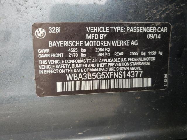 2015 BMW 328 XI SUL - WBA3B5G5XFNS14377