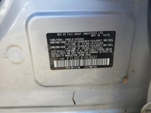 JF2SJADC4FH424681 Subaru Forester 2.5i Premium