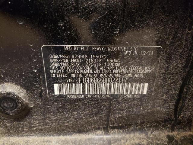 JF1GH6D65BH822117 Subaru Impreza Outback Sport