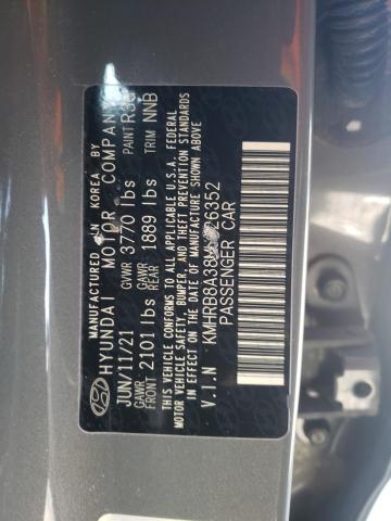 2021 HYUNDAI VENUE SE - KMHRB8A38MU126352